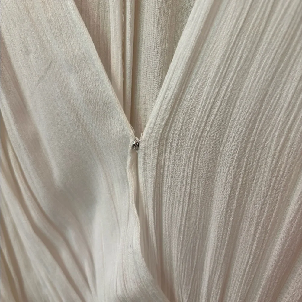 White maxi cover up